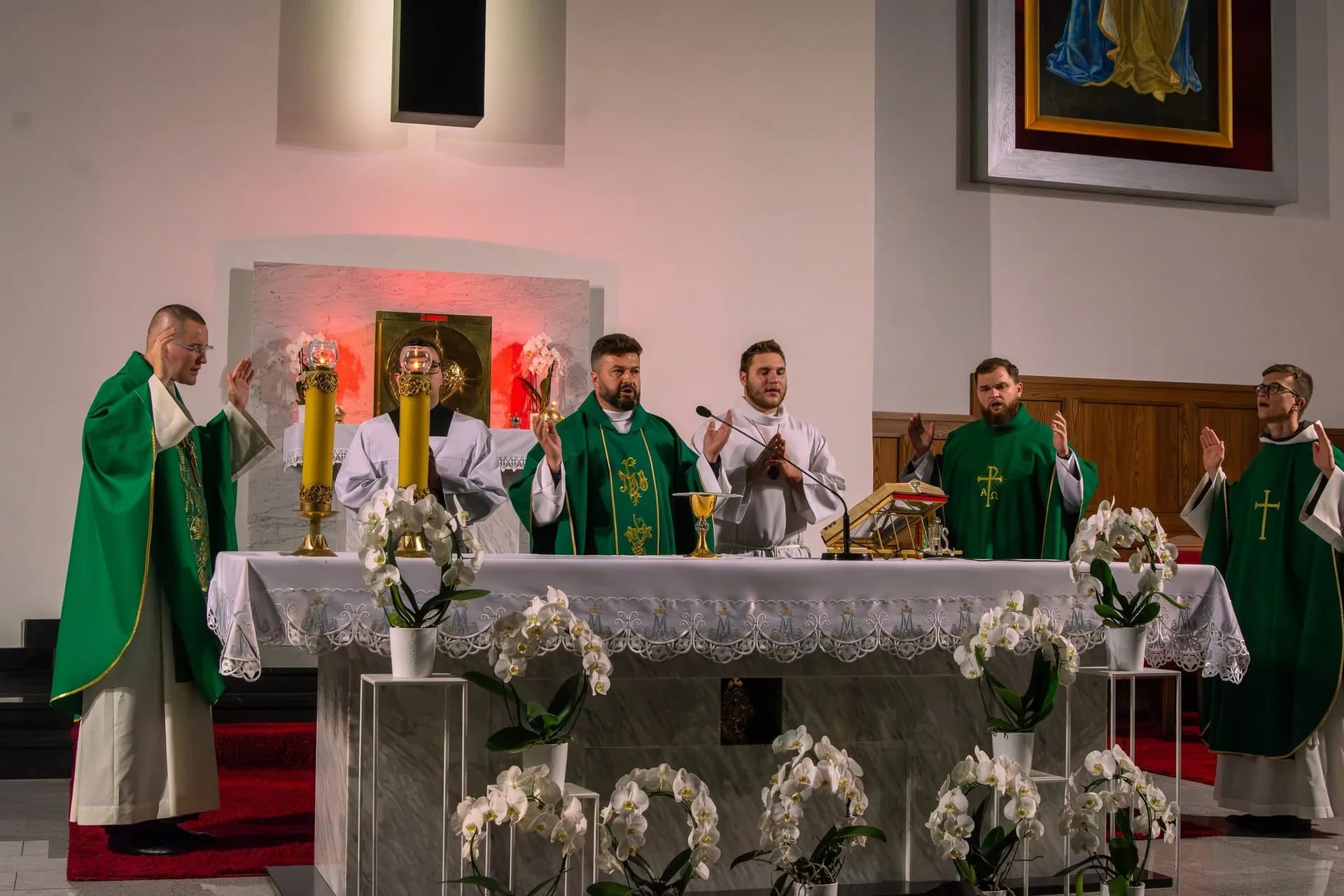 Spotkanie studentów DA Emaus w wieży kościoła św. Jadwigi w Rzeszowie
